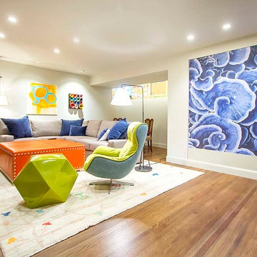 SF Media Room / Wine Cellar / Gym / Bathroom Remodel