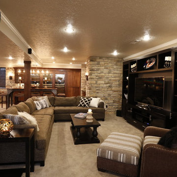 Sophisticated Basement