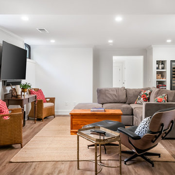 Spacious Basement with Playhouse and Family Room