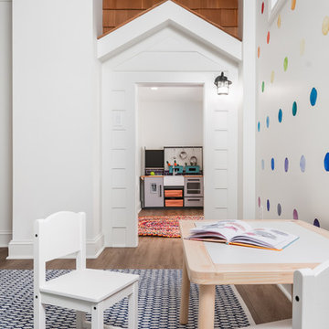 Spacious Basement with Playhouse and Family Room