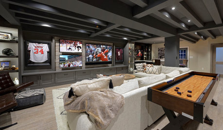 10 Dream Basements for Watching the Big Game