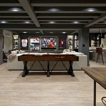 Sports Fan Dream Basement in Northern Virginia