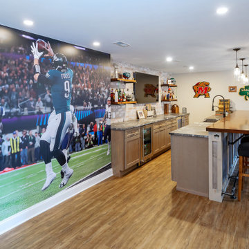 Sports Lover's Dream Basement in West Chester, PA