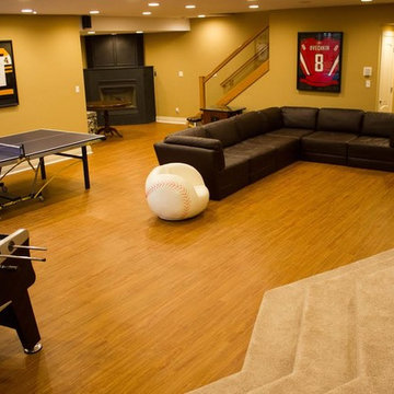 Sports Themed/Game Room Basement