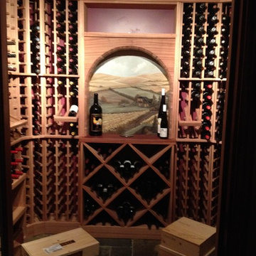 St. Louis collectors custom wine cellar