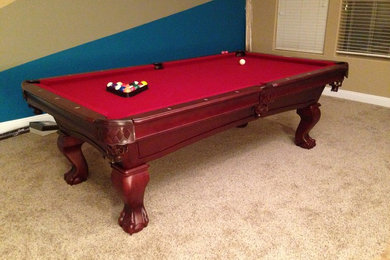 The Lincoln Antique Walnut Pool table