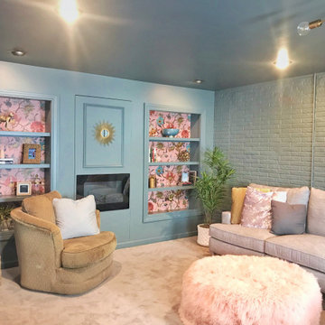 Toledo Finished Basement Media Room
