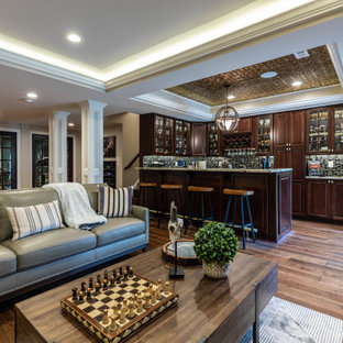 Total Basement Remodel for Refined Entertainment in Gainesville VA