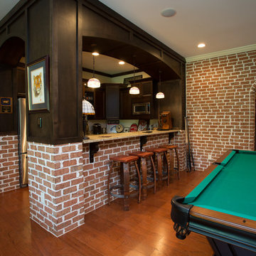 Traditional Finished Basement