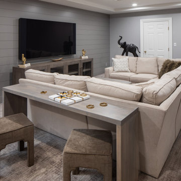 Transitional Basement Reno