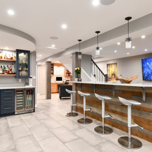 Transitional Basement Renovation