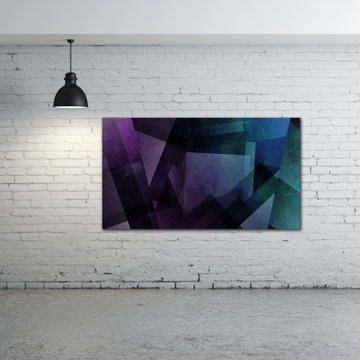 Vaporwave Horizontal Abstract Art