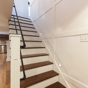 Wainscoting and Staircase Built-Ins in Hinsdale, Illinois