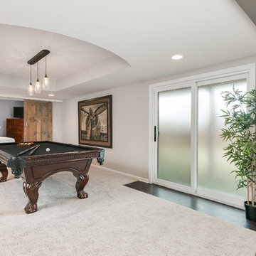 Walk-out Basement Pool Table