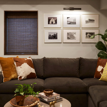 Warm and Inviting Basement