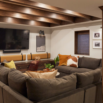 Warm and Inviting Basement
