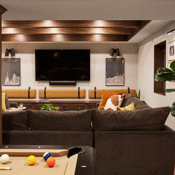 Warm and Inviting Basement