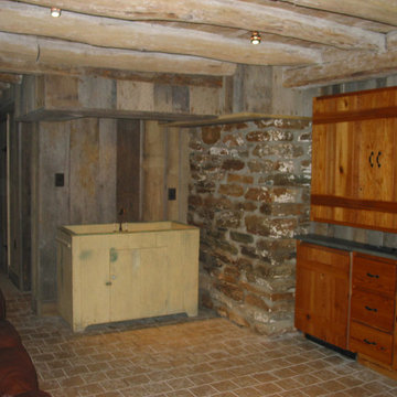 Warrenton, VA Finished Basement in 1800s Farmhouse