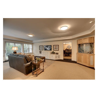 Wayzata | Basement - Traditional - Basement - Minneapolis - by Chazin