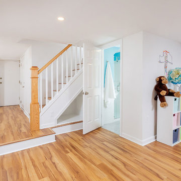 West Philadelphia: Spacious Finished Basement Remodel with Full Bath