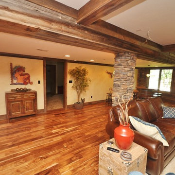 Western themed basement