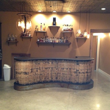 Whiskey and wine bar room