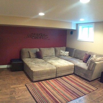 Wilmette Basement Rec Room