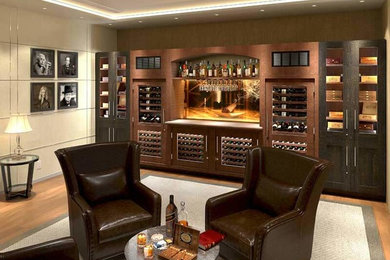 Wine and Cigar Storage for a Mancave