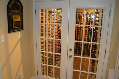 Inspiration for a timeless wine cellar remodel in Philadelphia