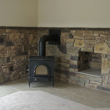 Wood Stove in basement