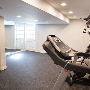 Work Out Gym Basement in Barrington Hills