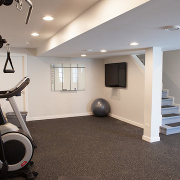 Work Out Gym Basement in Barrington Hills