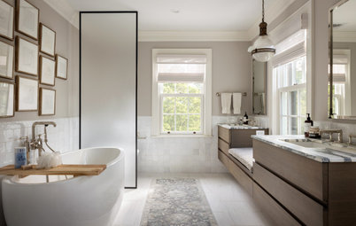 Bathroom of the Week: Soft Neutrals With a Nod to History
