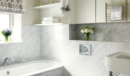 9 Beautiful Bathrooms Where Marble Steals the Show