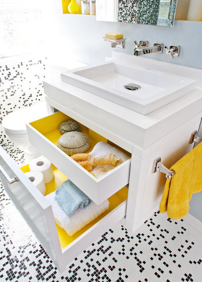 コンテンポラリー 浴室 by De Meza + Architecture