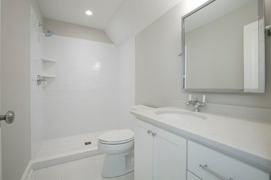 ミネアポリスにあるカントリー風のおしゃれな浴室の写真