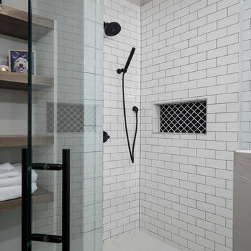2019 Custom Home 4,000+ SF - Modern Tile Shower