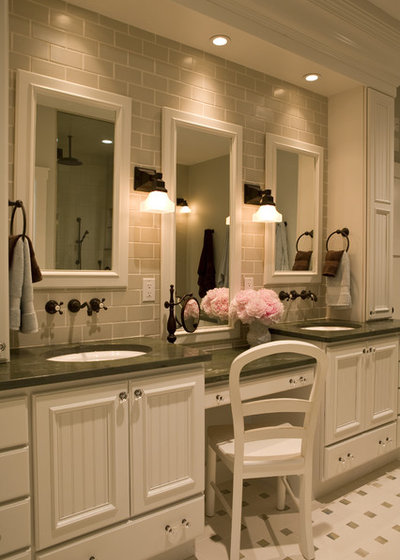 American Traditional Bathroom by The Inman Company
