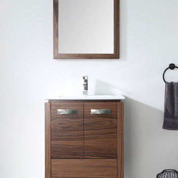 24" Tennant Brand Collection American Walnut finish Bathroom Sink Vanity - CA-40