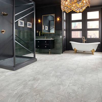 Example of a trendy bathroom design in Other