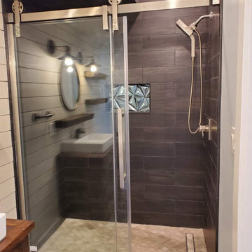3/4 Modern Rustic Bathroom
