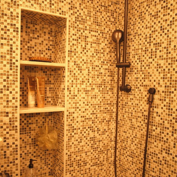 3-Tier Shower Niche and Hand-held