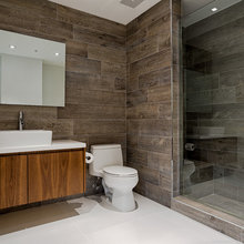 Wood Tile Bathrooms