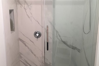 5'x10' Ultra thin Large Porcelain slab shower