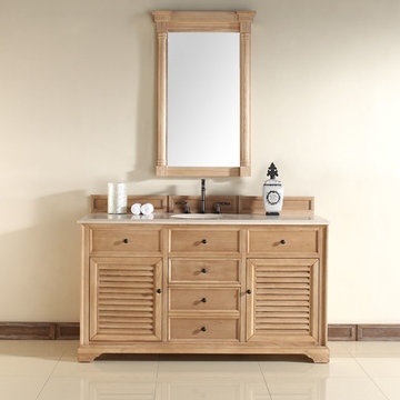 60 Inch Savannah Natural Oak Single Sink Vanity