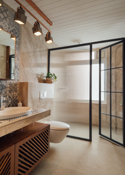 Tropical Bathroom by studio HINGE