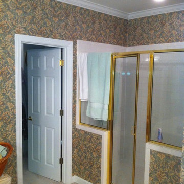 80's Bathroom Before and After