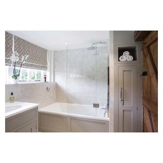 A beautiful Kent oast house renovation: family bathroom - Farmhouse ...