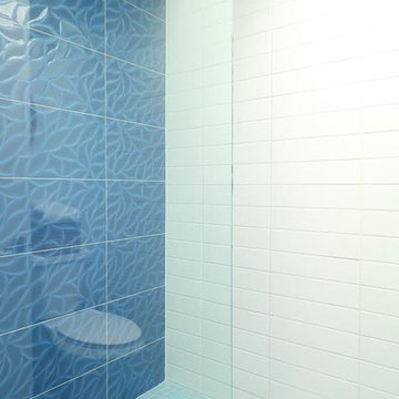 A Blue Bathroom