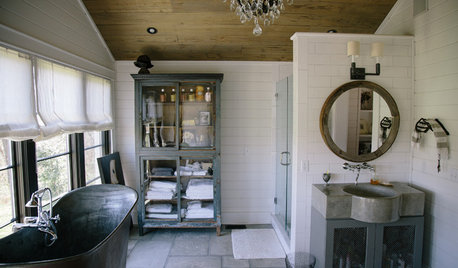 My Houzz: A Renovated Farmhouse With Natural Textures and Vintage Finds